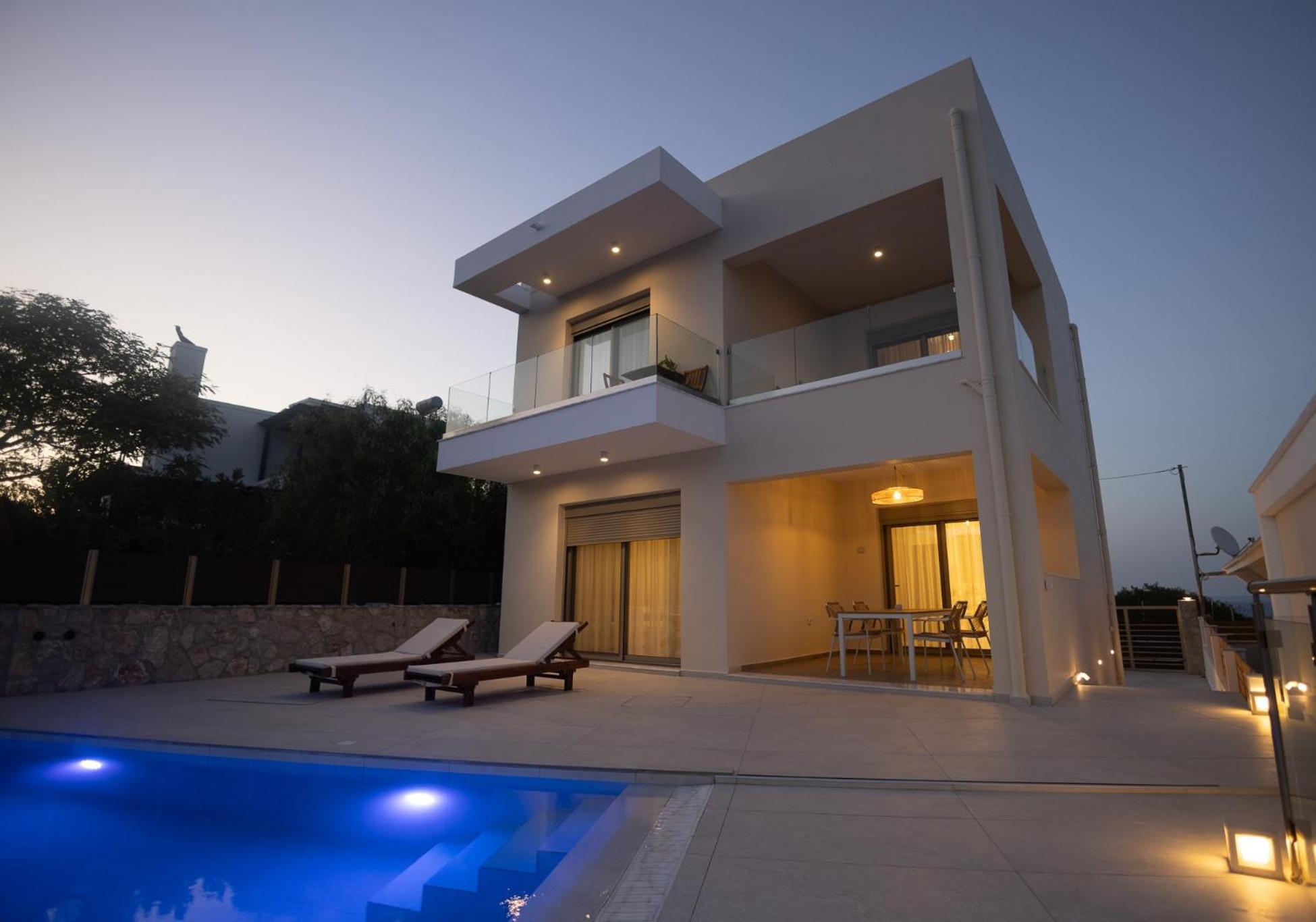 Villa Pava-Sea View Brand New 2024 Villa Архангелос Екстериор снимка